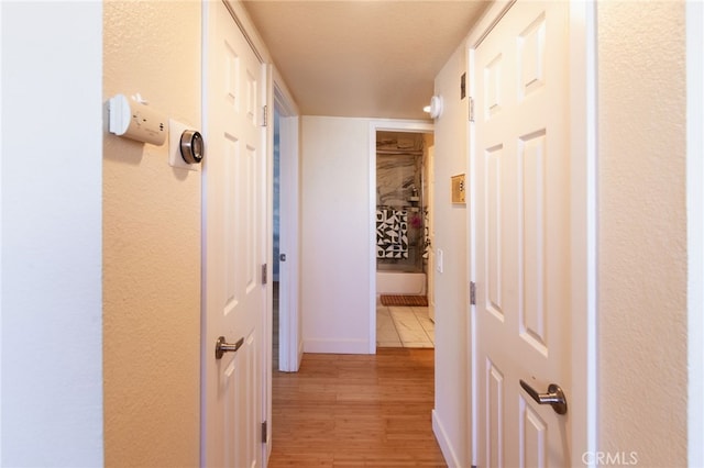 5706 Fair Ave Unit 100, North Hollywood, CA 91601 - hall with light wood-type flooring