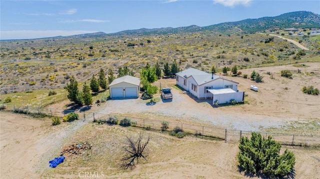 5131 Cygnet Rd A-B, Unit A-B Phelan, CA 92371 - view of rural area featuring a mountainous background and a desert landscape
