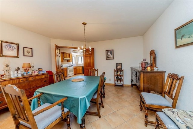5131 Cygnet Rd A-B, Unit A-B Phelan, CA 92371 - dining area with a chandelier and light tile patterned floors
