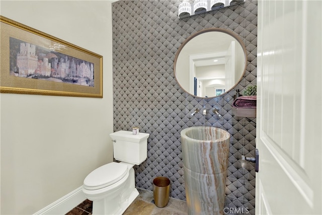 30927 Steeplechase Dr, San Juan Capistrano, CA 92675 - bathroom with tile walls and toilet