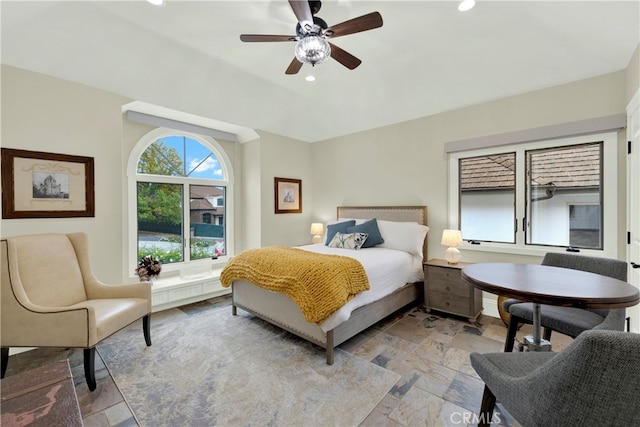 30927 Steeplechase Dr, San Juan Capistrano, CA 92675 - bedroom featuring recessed lighting and ceiling fan