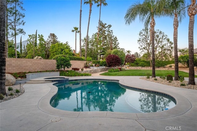 2244 N 1st Ave, Upland, CA 91784 - view of swimming pool featuring a pool with connected hot tub