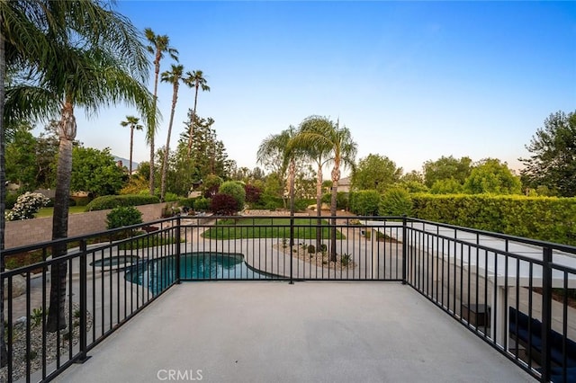 2244 N 1st Ave, Upland, CA 91784 - view of patio with a pool with connected hot tub