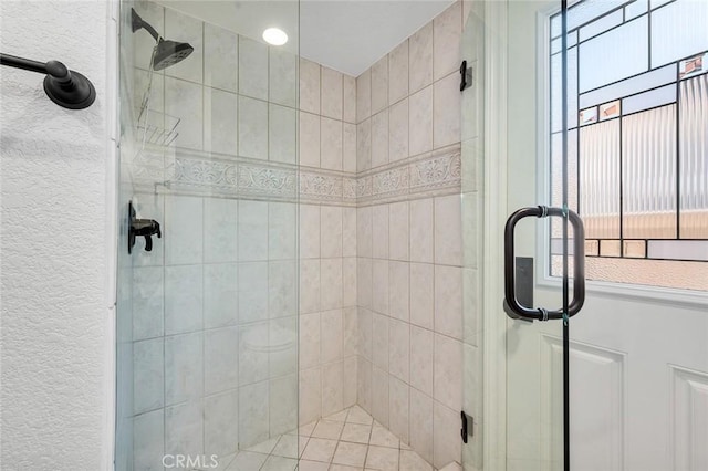 2244 N 1st Ave, Upland, CA 91784 - full bath featuring a tile shower and a textured wall