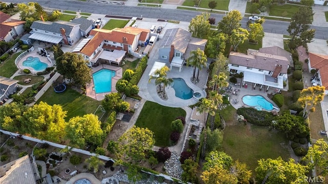 2244 N 1st Ave, Upland, CA 91784 - view of property location featuring a pool and nearby suburban area