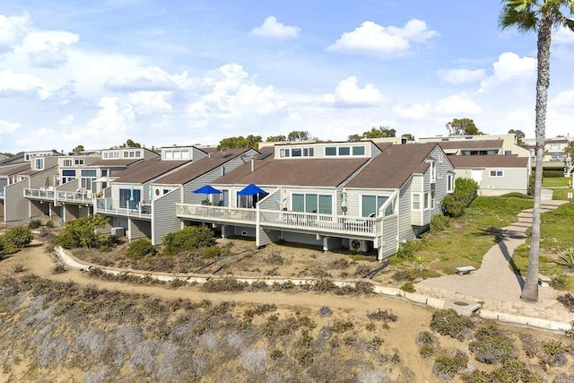 1744 Tattenham Rd, Encinitas, CA 92024 - rear view of property featuring a residential view and a wooden deck