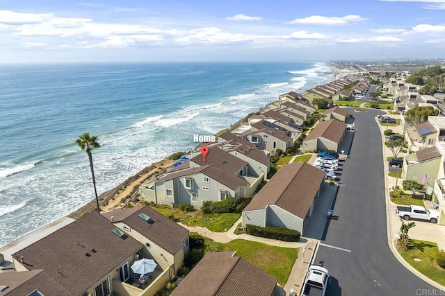 1744 Tattenham Rd, Encinitas, CA 92024 - aerial perspective of suburban area with expansive coastline
