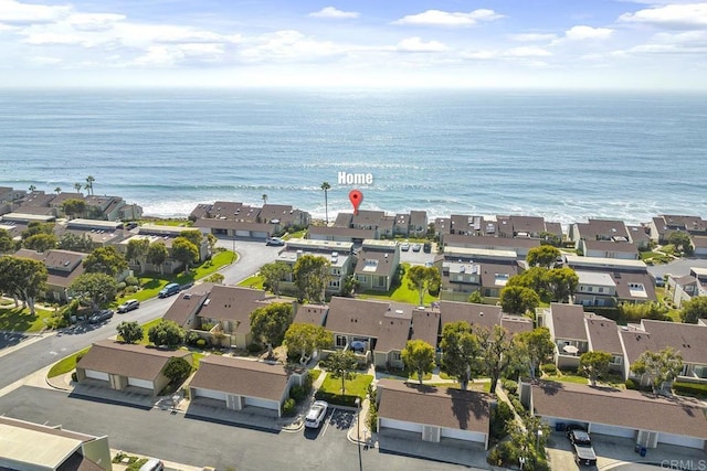 1744 Tattenham Rd, Encinitas, CA 92024 - aerial view of residential area featuring a large body of water