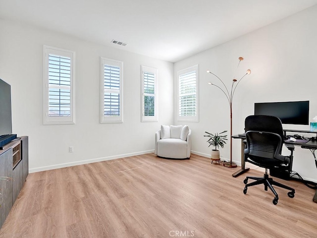 8967 Sunshine Valley Way, Corona, CA 92883 - office featuring light wood-type flooring and baseboards