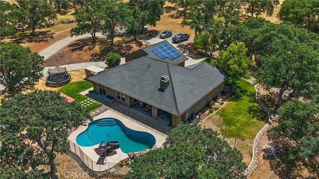 14690 Paynes Creek Rd, Red Bluff, CA 96080 - aerial view of property and surrounding area with a pool