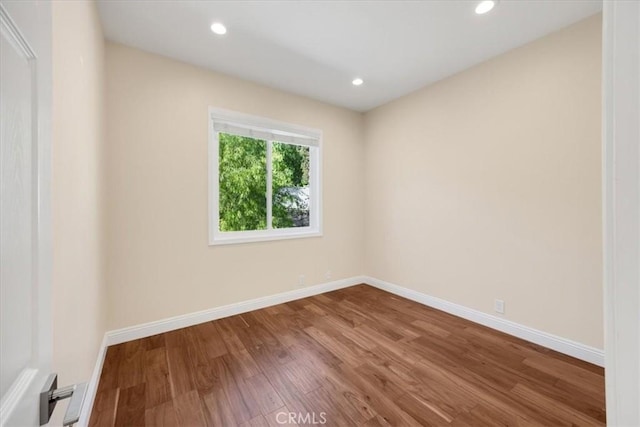 5420 Kodiak Mountain Dr, Yorba Linda, CA 92887 - spare room with wood finished floors and recessed lighting