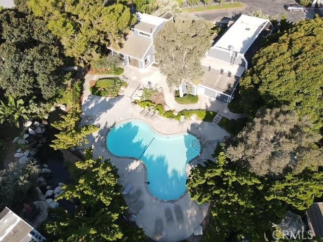20122 Bayfront Ln Unit 102, Huntington Beach, CA 92646 - bird's eye view of a pool area