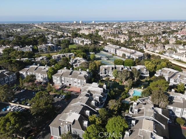 20122 Bayfront Ln Unit 102, Huntington Beach, CA 92646 - aerial view of property and surrounding area featuring nearby suburban area