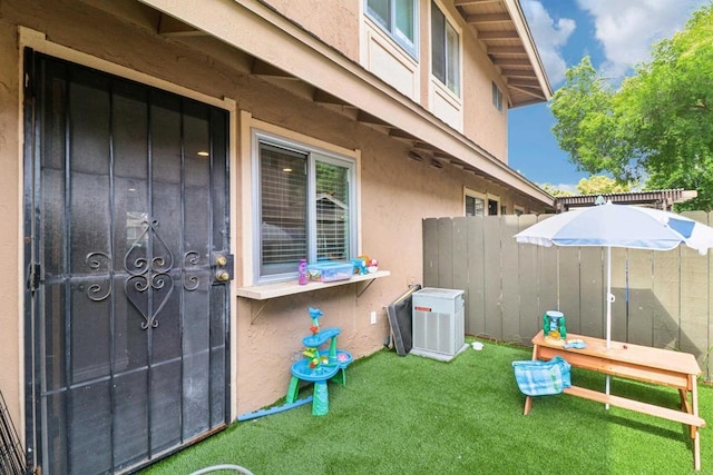 951 Amistad Ct Unit C, El Cajon, CA 92019 - entrance to property featuring stucco siding and central AC