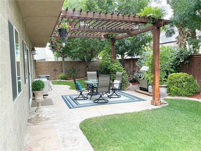 29944 Peach Tree Ct, Murrieta, CA 92563 - view of patio / terrace with a pergola