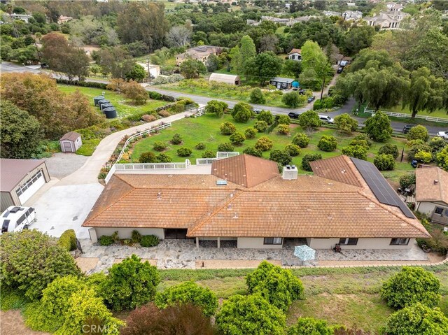 735 Del Valle Dr, Fallbrook, CA 92028 - view of subject property featuring a tree filled landscape