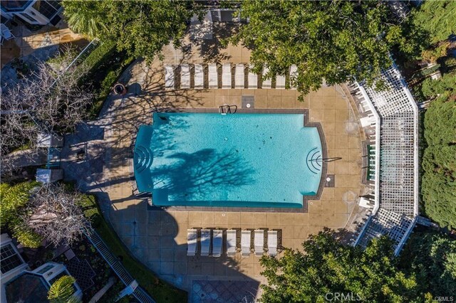 14 Saint Pierre, Newport Coast, CA 92657 - bird's eye view of a pool area