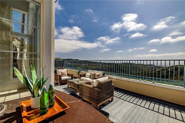14 Saint Pierre, Newport Coast, CA 92657 - balcony featuring an outdoor living space