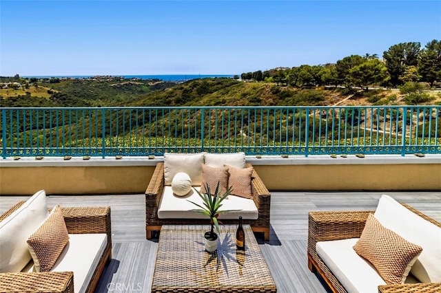 14 Saint Pierre, Newport Coast, CA 92657 - balcony featuring outdoor lounge area