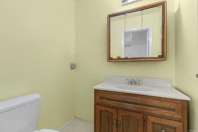 3120 Curtis St, San Diego, CA 92106 - bathroom featuring vanity, toilet, and tile patterned floors