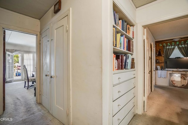 1120 S Burnside Ave, Los Angeles, CA 90019 - corridor featuring carpet flooring