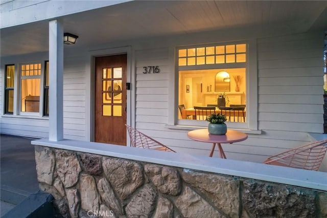 3716 Rosemead Ave, Los Angeles, CA 90032 - doorway to property featuring covered porch