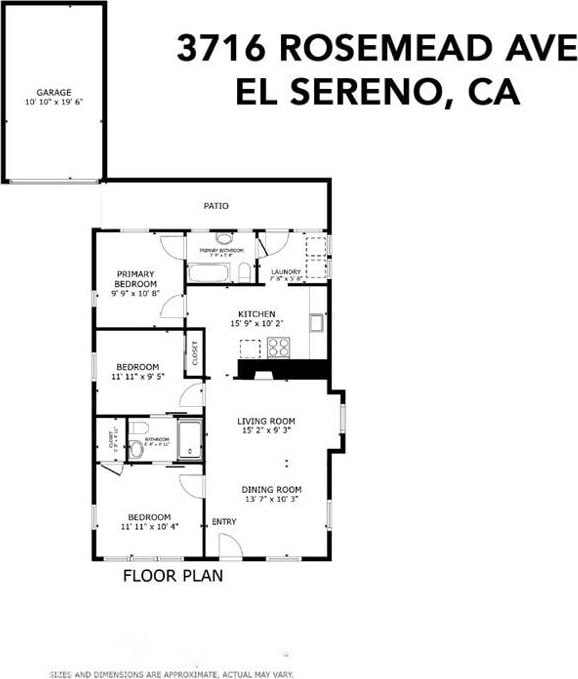 3716 Rosemead Ave, Los Angeles, CA 90032 - room layout