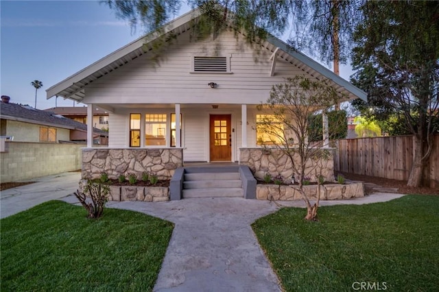 3716 Rosemead Ave, Los Angeles, CA 90032 - view of front of property with a porch