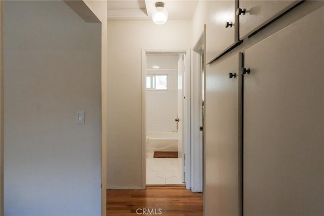 3716 Rosemead Ave, Los Angeles, CA 90032 - hallway with light wood-style floors