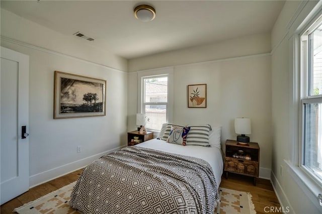 3716 Rosemead Ave, Los Angeles, CA 90032 - bedroom with wood finished floors and baseboards