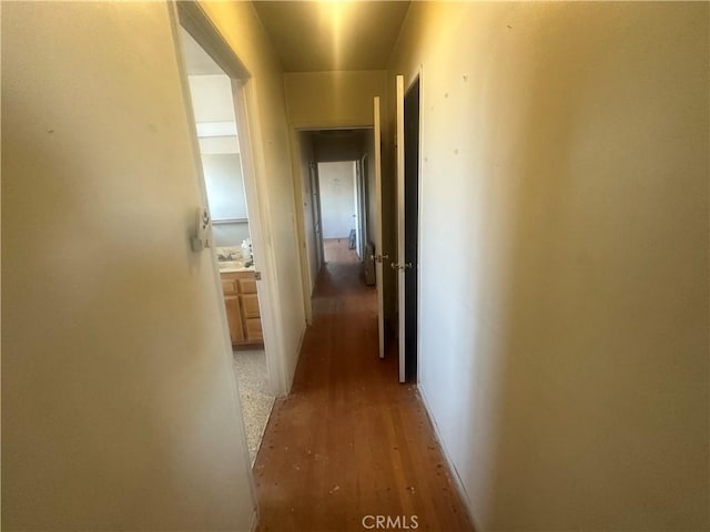 863 S Vanhorn Ave N, West Covina, CA 91790 - hall with light wood-style floors