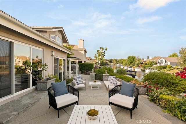 2567 Oakshore, Westlake Village, CA 91361 - view of patio featuring an outdoor hangout area