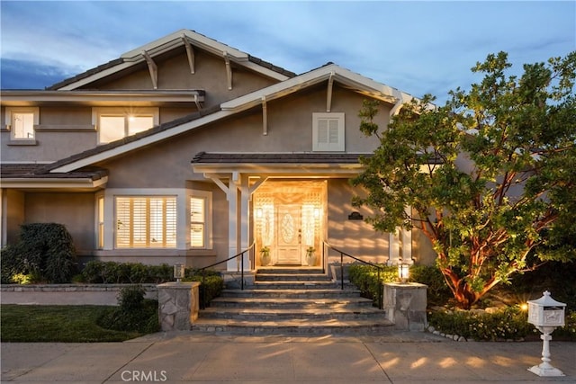 2567 Oakshore, Westlake Village, CA 91361 - view of front of property with stucco siding and entry steps