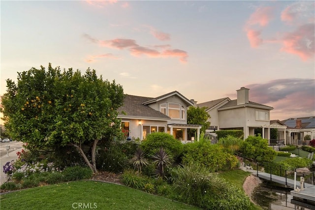 2567 Oakshore, Westlake Village, CA 91361 - view of front of house featuring a lawn