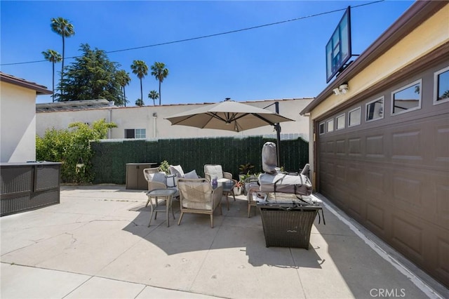 1361 Winchester Ave, Glendale, CA 91201 - view of patio with outdoor lounge area
