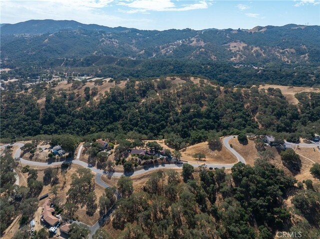 10755 Santa Ana Rd, Atascadero, CA 93422 - aerial view of property's location with a mountainous background and a heavily wooded area