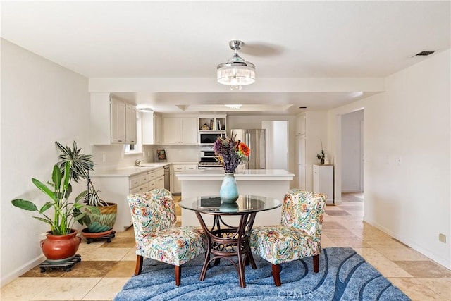 10755 Santa Ana Rd, Atascadero, CA 93422 - dining area featuring baseboards