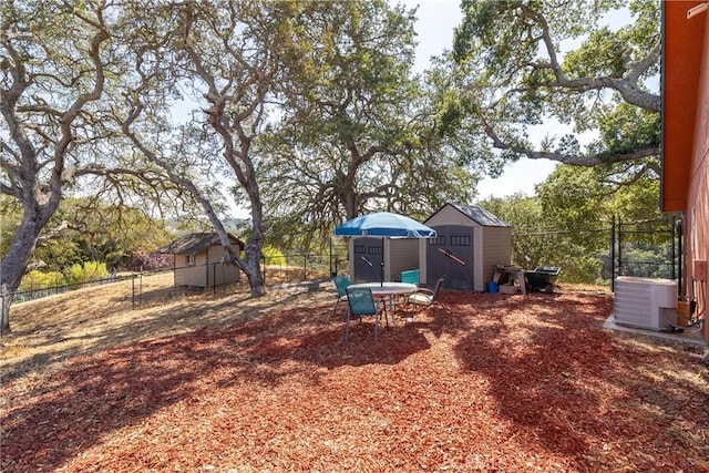 10755 Santa Ana Rd, Atascadero, CA 93422 - fenced backyard featuring central AC unit