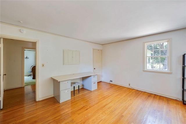 520 Linda Vista Ave, Pasadena, CA 91105 - unfurnished office with light wood finished floors and baseboards