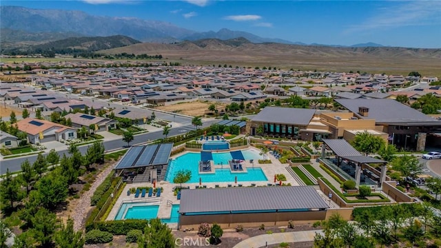 1521 Summerfield Way, Beaumont, CA 92223 - aerial perspective of suburban area with a mountainous background