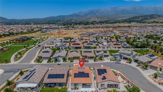 1521 Summerfield Way, Beaumont, CA 92223 - aerial overview of property's location with a mountainous background and nearby suburban area