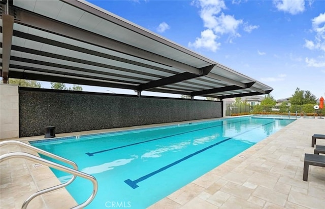 1521 Summerfield Way, Beaumont, CA 92223 - view of swimming pool with a patio area