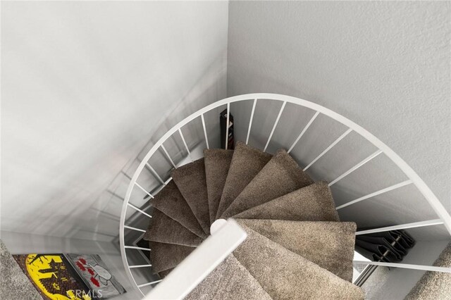 1995 Molino Ave Unit 301, Signal Hill, CA 90755 - stairs featuring a textured wall