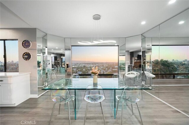 1995 Molino Ave Unit 301, Signal Hill, CA 90755 - dining room featuring wood finished floors and recessed lighting
