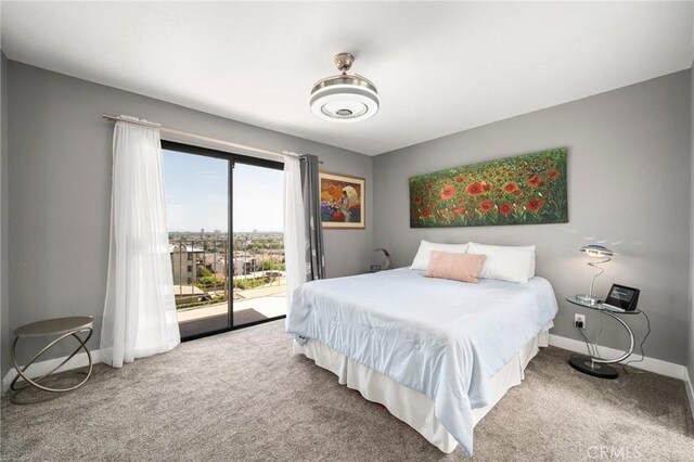 1995 Molino Ave Unit 301, Signal Hill, CA 90755 - bedroom with carpet flooring, access to exterior, and baseboards