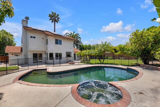 575 Nicole Dr, Newbury Park, CA 91320 - view of pool featuring a pool with connected hot tub and a patio