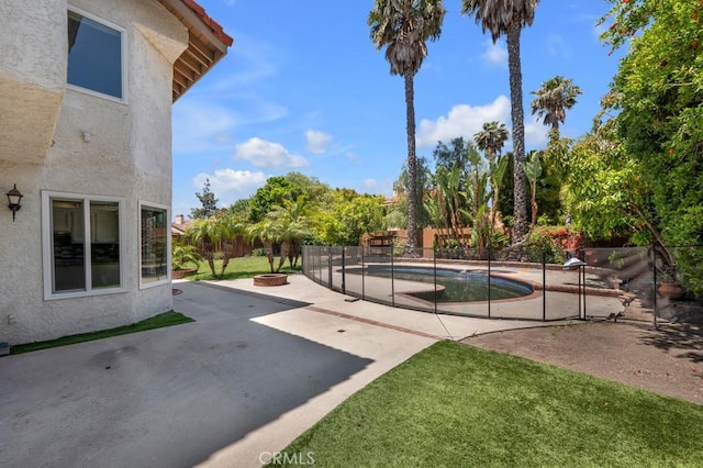 575 Nicole Dr, Newbury Park, CA 91320 - fenced backyard with a patio and an outdoor fire pit