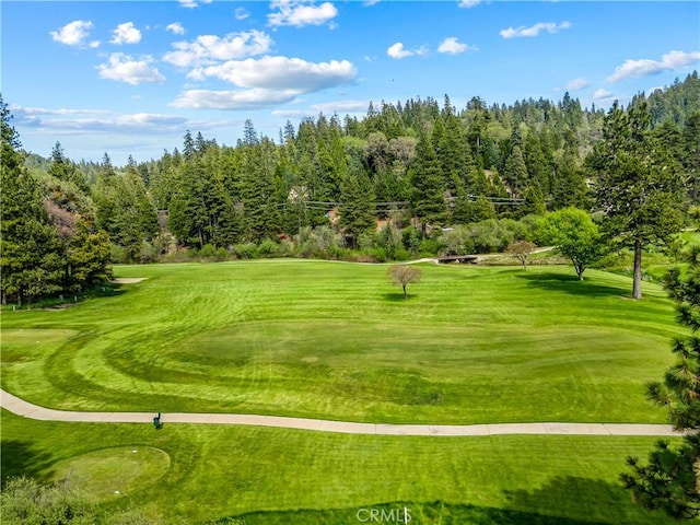 851 Madera Ln, Lake Arrowhead, CA 92352 - view of home's community featuring view of golf course and a lawn