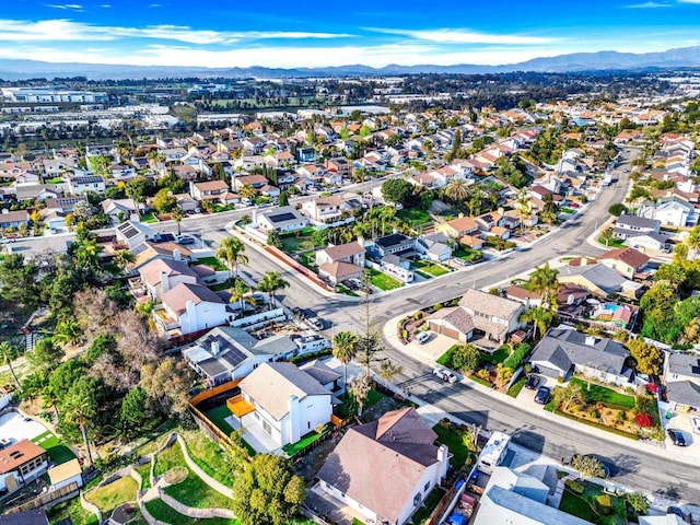 2858 Lehigh Ct, Oceanside, CA 92056 - aerial overview of property's location with mountains and nearby suburban area