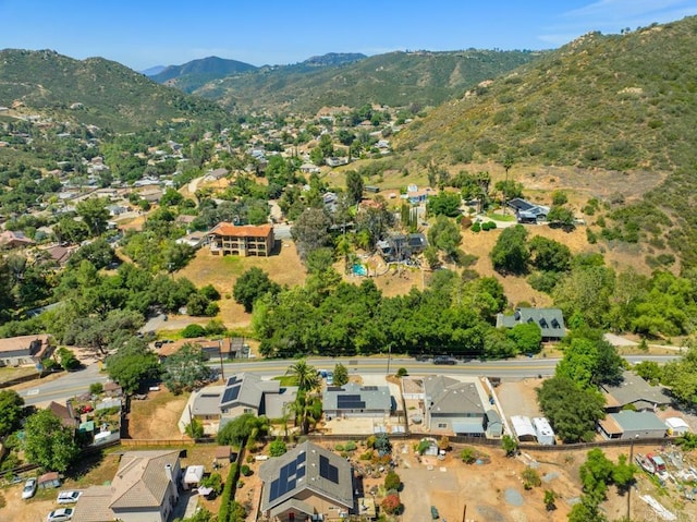 133 Frances Dr, El Cajon, CA 92019 - aerial perspective of suburban area with a mountainous background